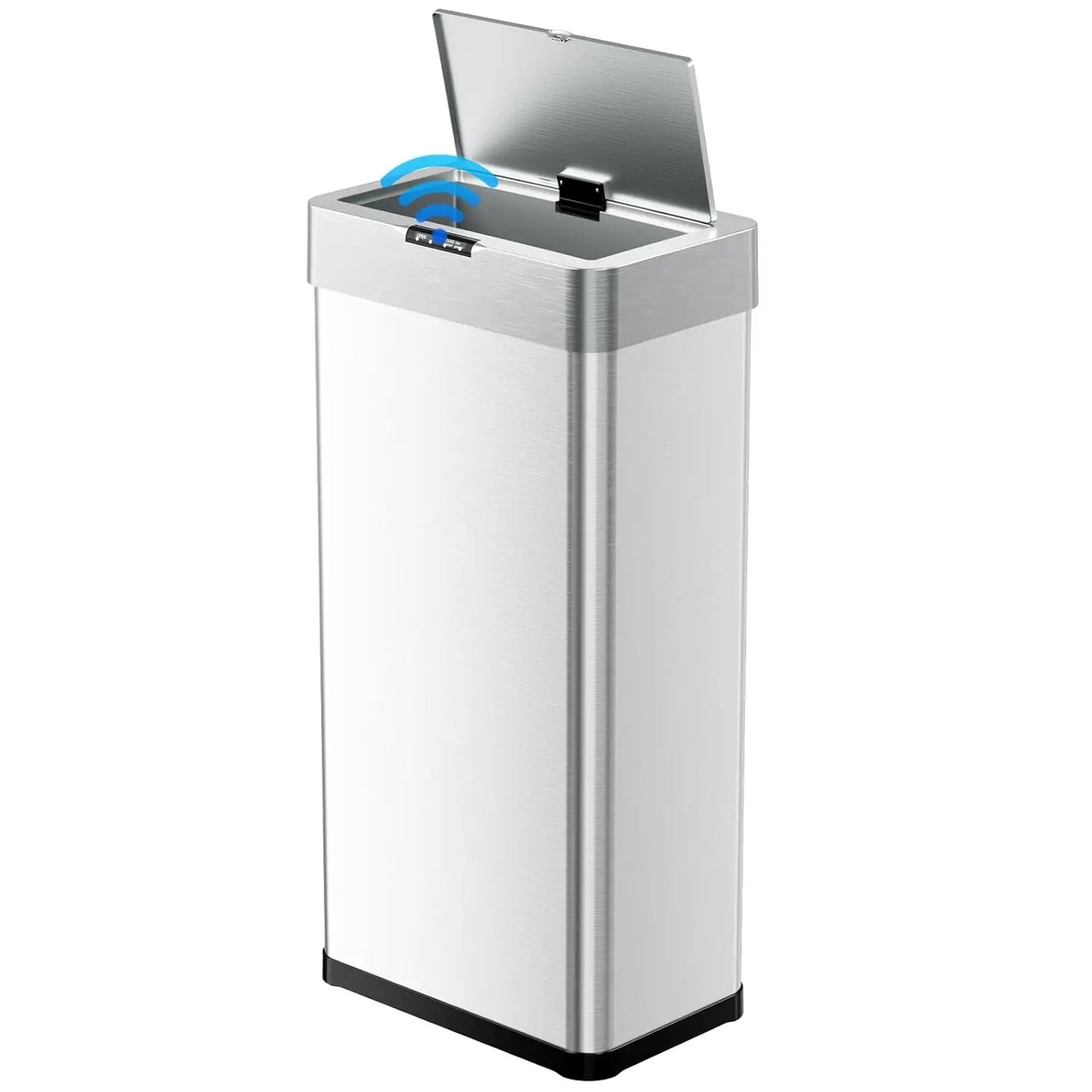 Homfa Motion Sensor Stainless Steel Automatic Garbage Bin