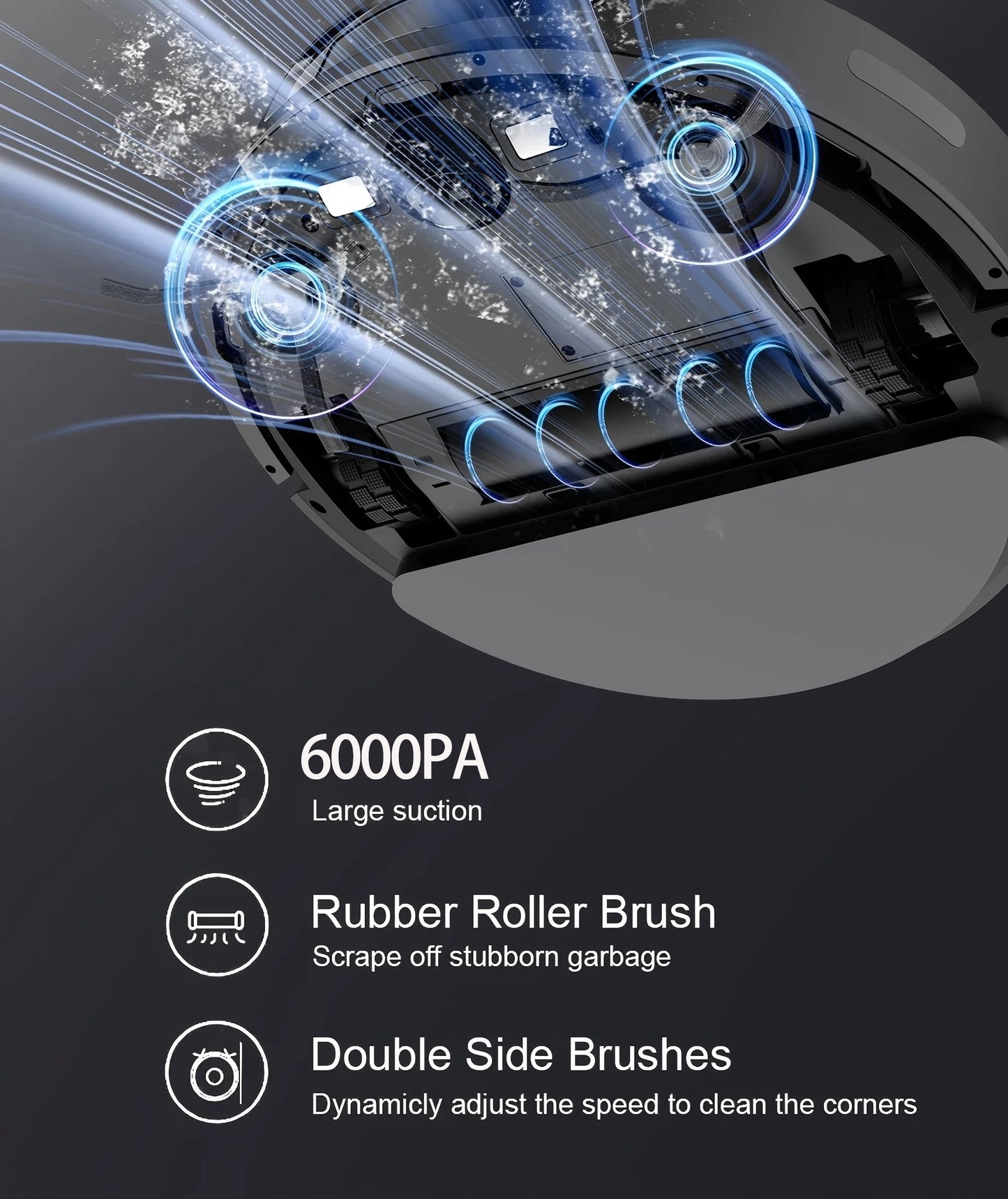 Boaimore Robot Vacuum And Mop Combo With Smart Mapping