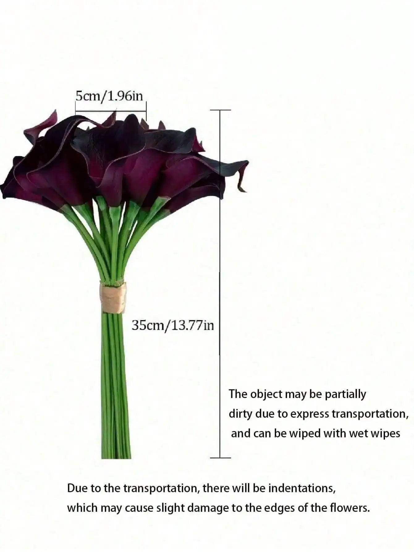 Realistic Artificial Calla Lily Bouquet For Wedding Home Decoration