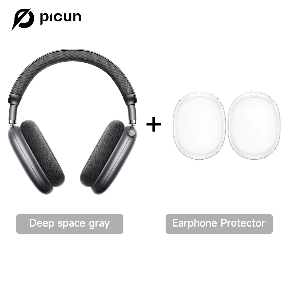 Picun Wireless Headphones With Active Noise Cancellation And Spatial Audio