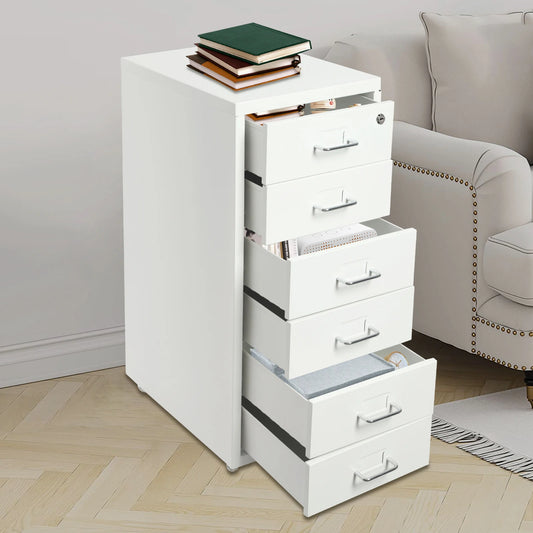 Vertical Metal Rolling File Cabinet With Lock And Wheels