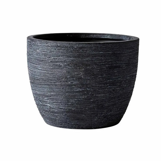 Textured Matte Ceramic Plant Pot For Indoor Home Garden Decor