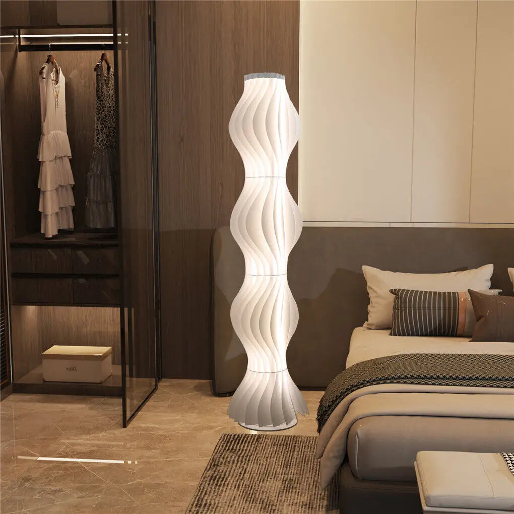 Tall Dimmable LED Floor Lamp With Decorative Iron Base