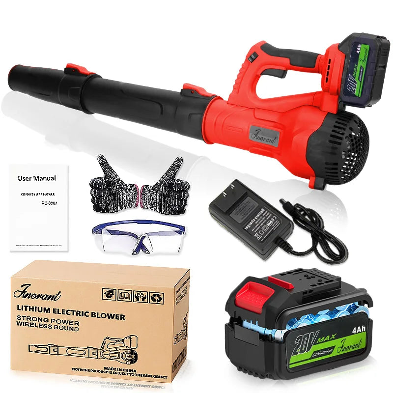 Cordless Electric Leaf Blower For Garden Cleaning And Snow Removal