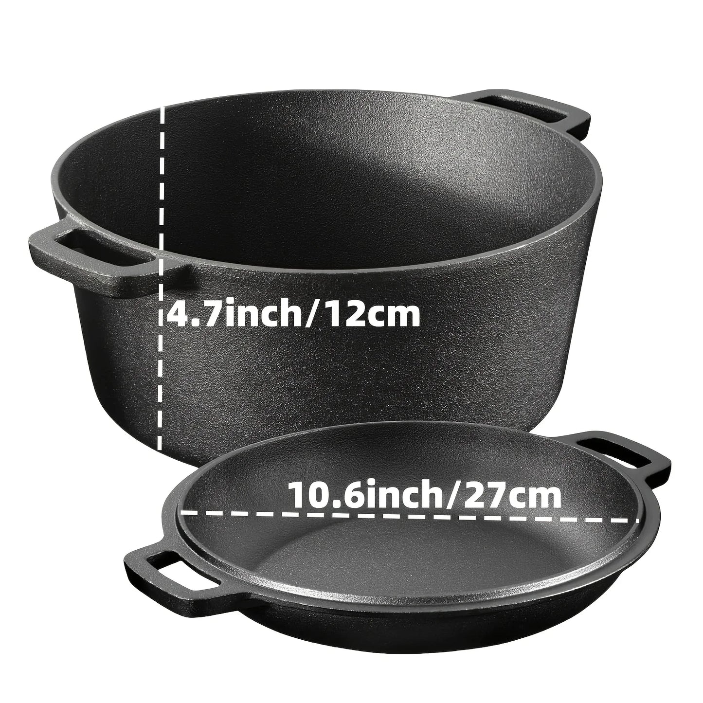 AEDG Stainless Steel Skillet Set With Even Heat Distribution