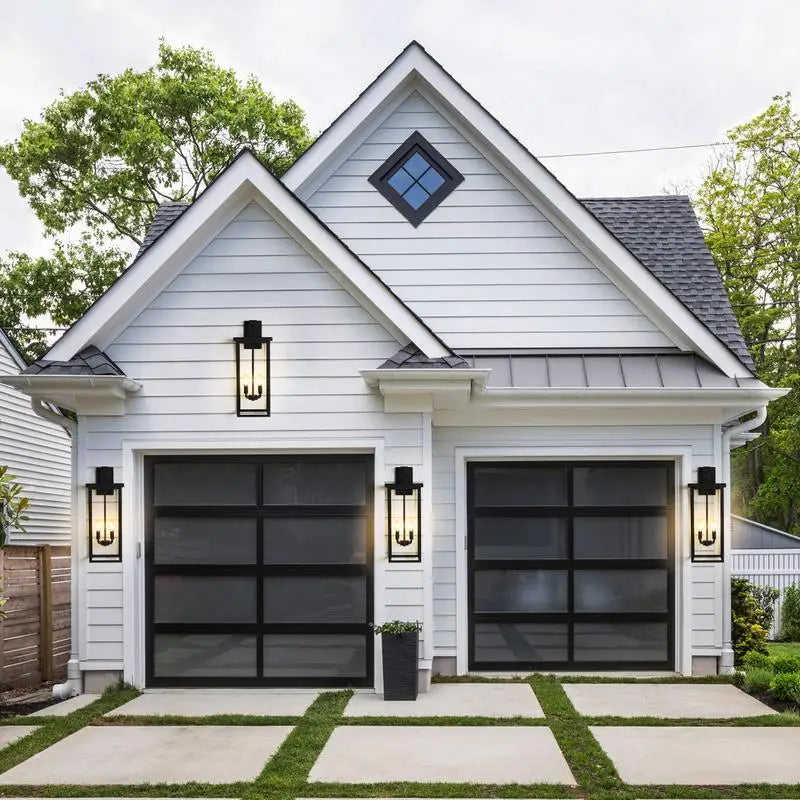 Modern Outdoor Weatherproof Wall Lantern For Front Porch