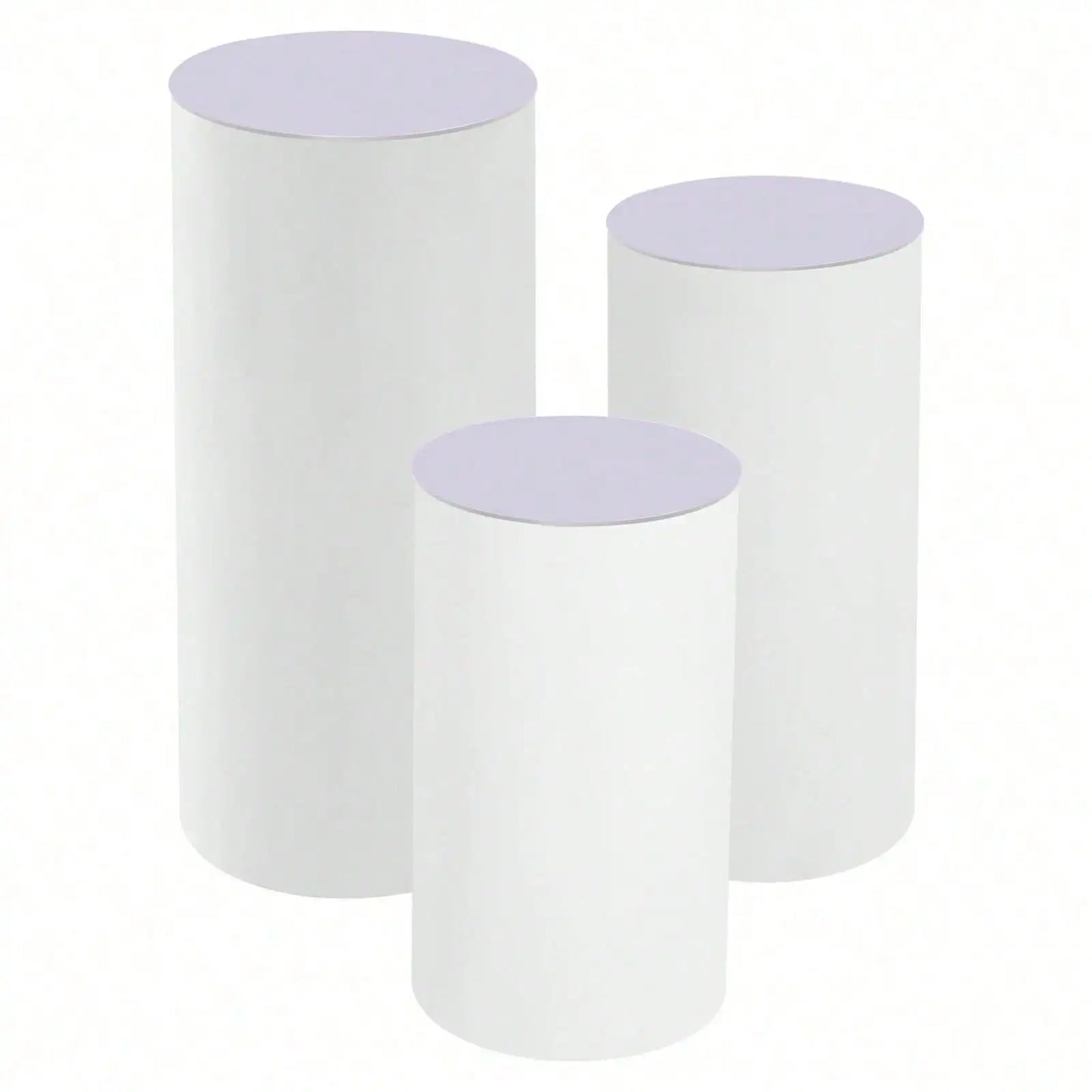Round Cylinder Pedestal Display Stands For Wedding Party Decor