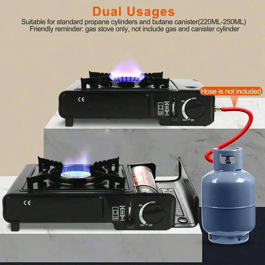 XMSJ Portable Camping Stove Single Burner With Electronic Ignition