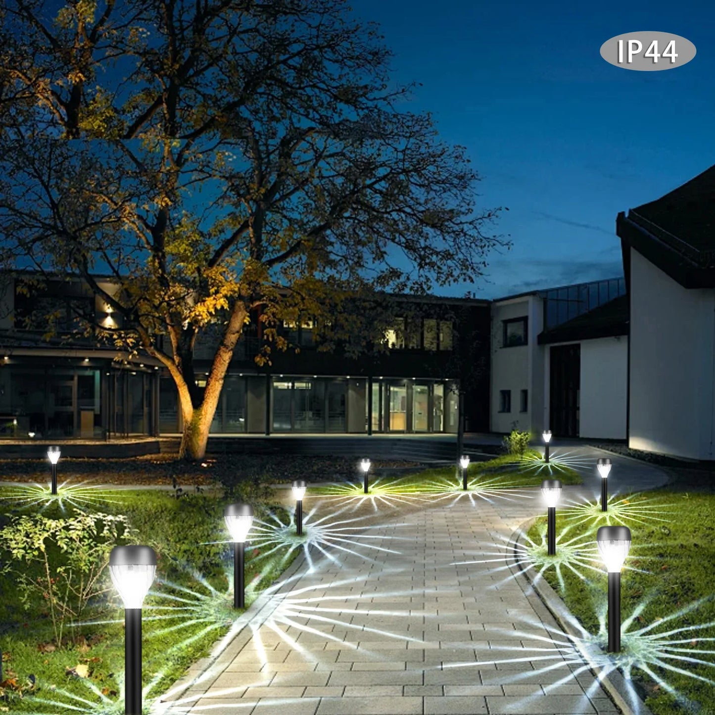 Solar Outdoor Lawn Lights For Garden Pathway Walkway Decor