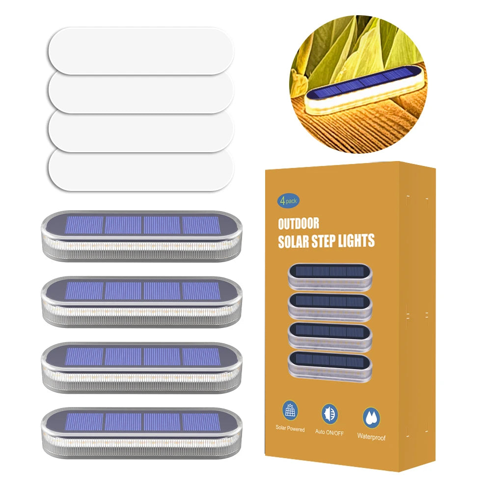 IP68 Waterproof Solar Deck Lights Automatic Heavy Duty Step Lighting