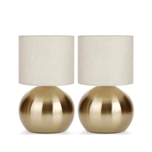 Modern Solar Table Lamp Set With Bedside And Desk Lighting