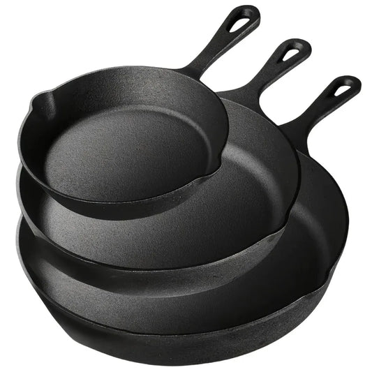AEDG Stainless Steel Skillet Set With Even Heat Distribution