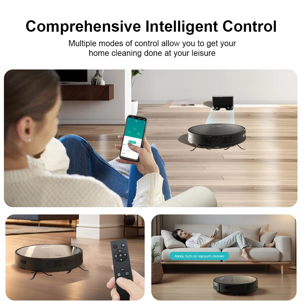 Boaimore Robot Vacuum And Mop Combo With Smart Mapping