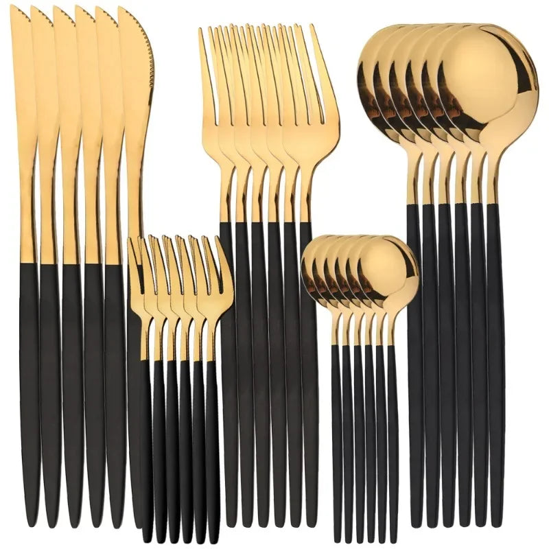 Stainless Steel Cutlery Set for Elegant Dining and Entertaining