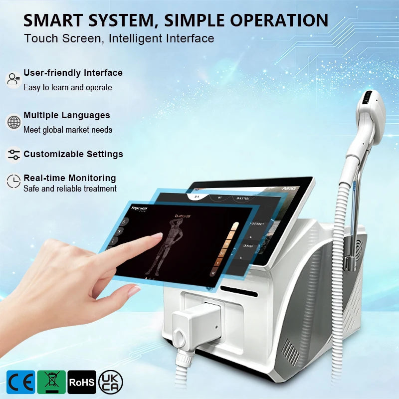 Emsnova Soprano Ice Titanium Diode Laser Hair Removal Device